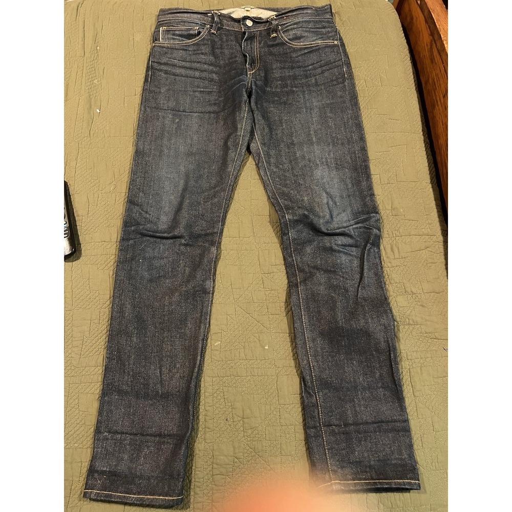Hiroshi Kato Men's Selvedge Blue Jeans The Pen Slim Style Size 32